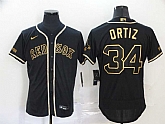 Red Sox 34 David Ortiz Black Gold 2020 Nike Flexbase Jersey,baseball caps,new era cap wholesale,wholesale hats